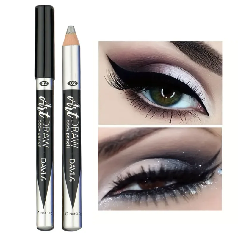 15 Color Eyeliner Lip Liner Pen Black Blue Multicolor Metallic Pearly Glitter Matte Finish Punk Smokey Style Eye Makeup Pen