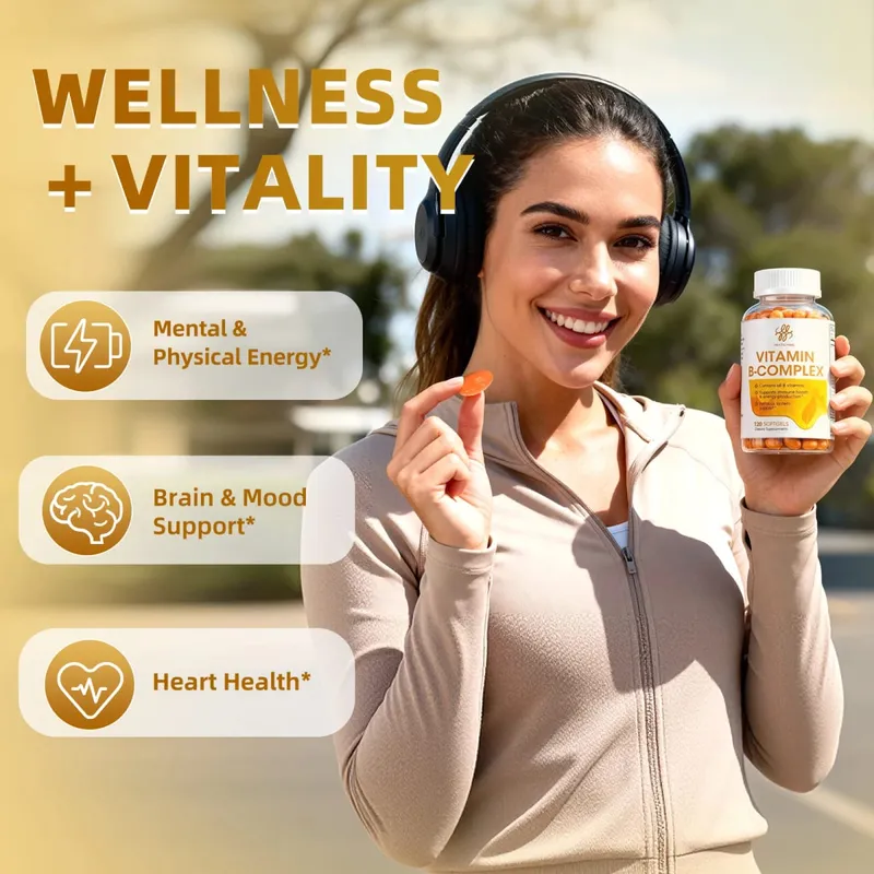 iMATCHME Compound Vitamin B Capsule with Vitamin B2,B6 ,B12 Inositol & Biotin Relieve Stress & Immune System Support Heart Health Brain Function,Mood — image 3