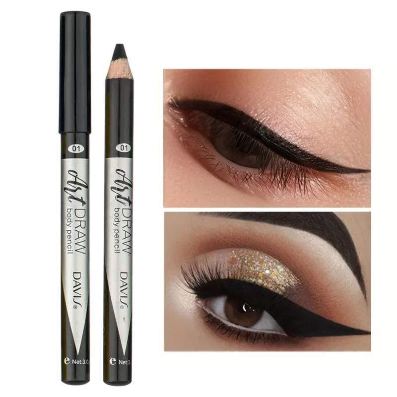 15 Color Eyeliner Lip Liner Pen Black Blue Multicolor Metallic Pearly Glitter Matte Finish Punk Smokey Style Eye Makeup Pen