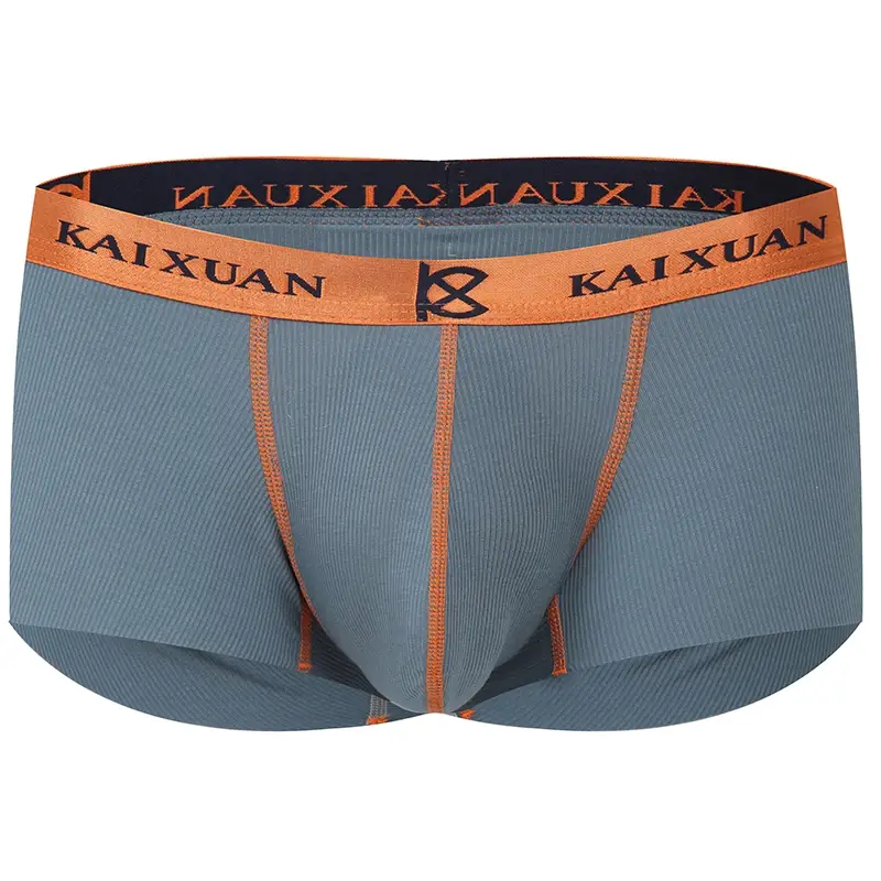 Fashion Men's Underwear Ultra-thin Breathable Boxers Shorts Low-rise Panties — image 14