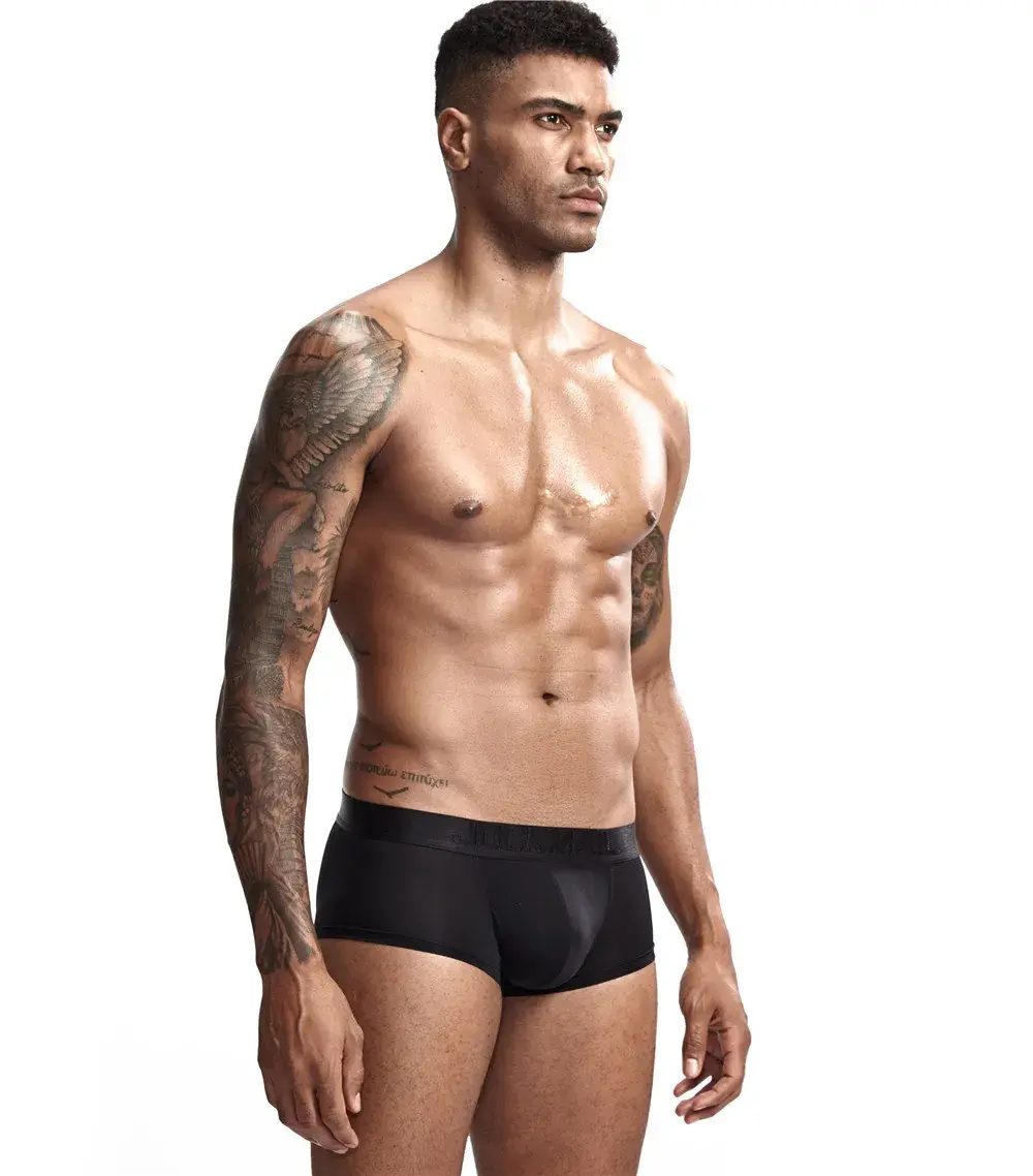 Jockmail Mens Panties Sexy Boxer Translucent Seamless Hombre Ice Silk Calcinhas New Brazilian Underwear Funny Lenceria De Hombre — image 11
