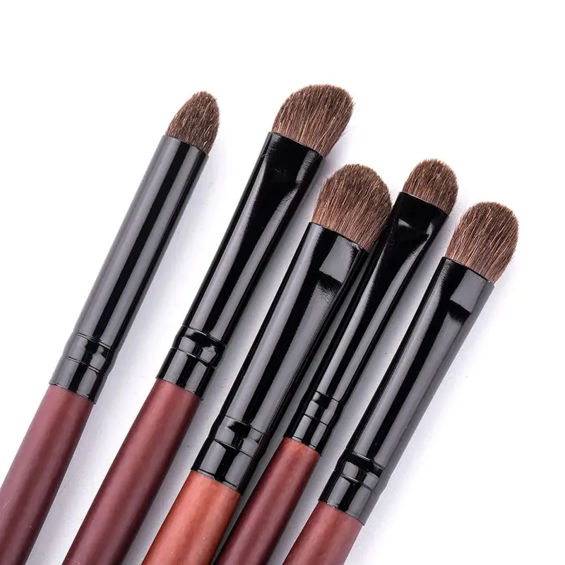 Eyeshadow Brush 3/5PCS Makeup Brushes Blending Eyebrow Brush Nature Bristles Horse Hair Eye Shadow Brush Set