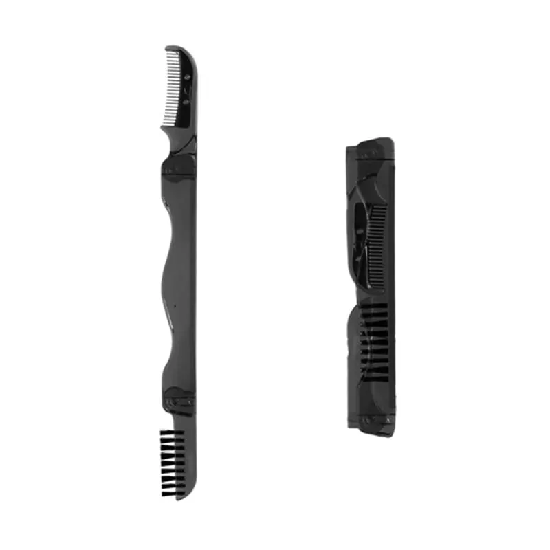 Βούρτσα βλεφαρίδων Comb Eyelash Extension Supplies Επαγγελματικά πινέλα μακιγιάζ Πτυσσόμενη βούρτσα βλεφαρίδων με χτένα φρυδιών από ανοξείδωτο ατσάλι — image 10