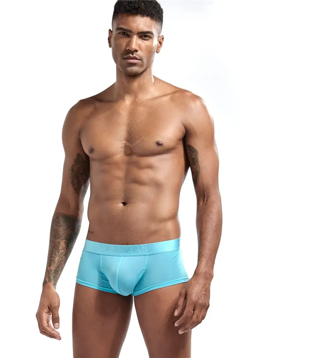 Jockmail Mens Panties Sexy Boxer Translucent Seamless Hombre Ice Silk Calcinhas New Brazilian Underwear Funny Lenceria De Hombre — image 20