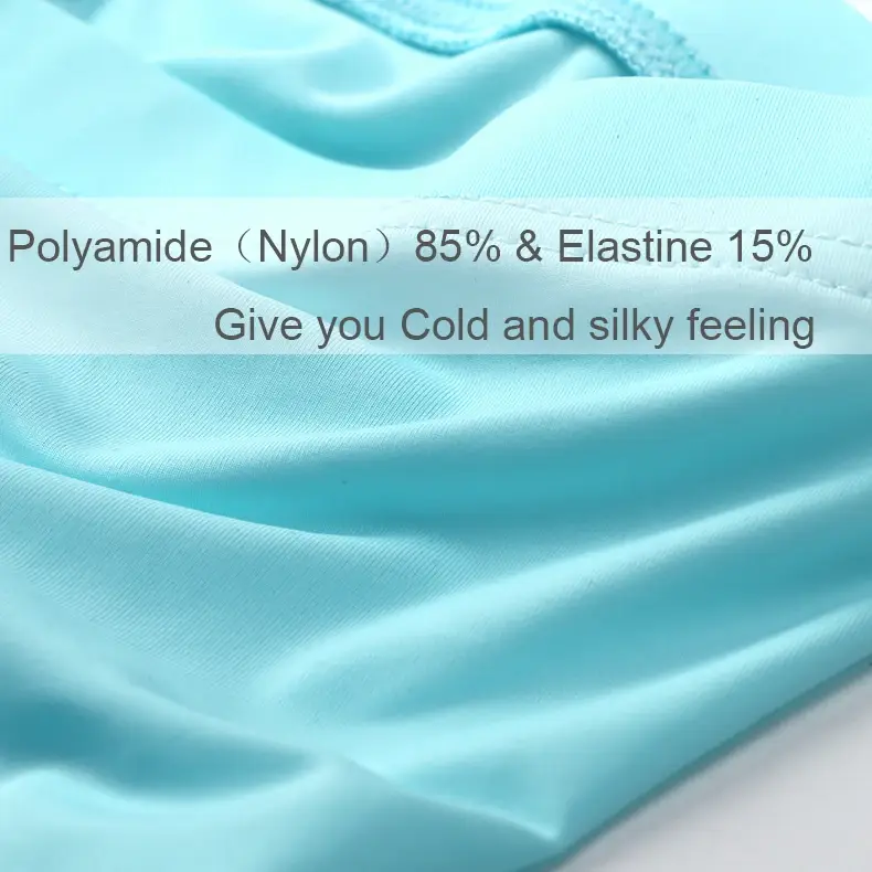 Sexy Men Underwear Boxers Ice Silk Sexi for Boys Man U Convex Big Bag Breathable Bulge Shorts Nylon Summer Pounch Panties set