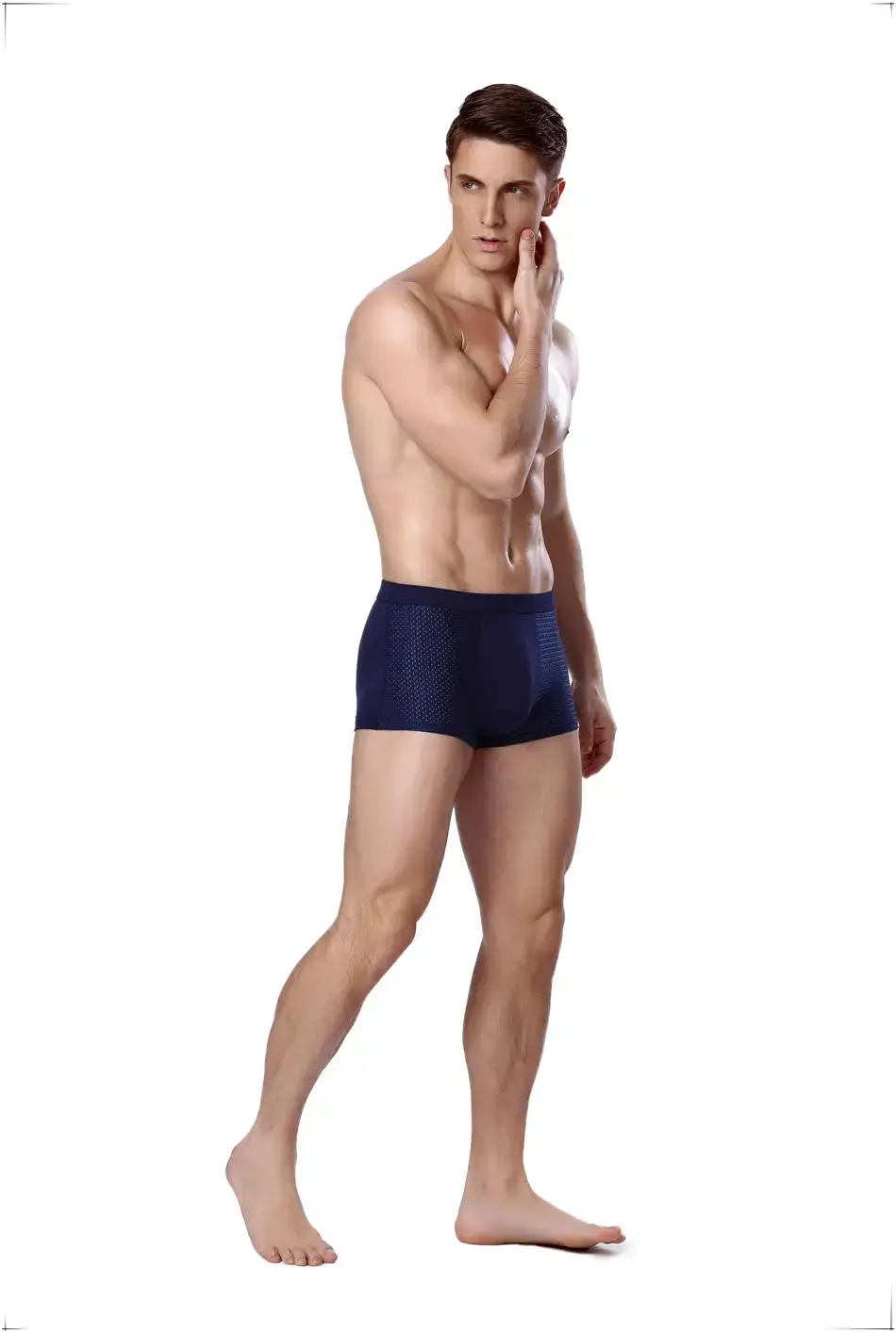8件/套內衣短褲男士內褲男士網眼夏季男士性感火辣內褲大碼5xl 6xl 7xl 8xl行李箱 — image 5