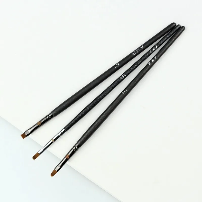 1 τμχ Precision Eyeliner Beveled Concealer Πινέλα μακιγιάζ κωνικό Πινέλο μακιγιάζ για τα βλέφαρα Flat liner υγρό φρύδι 406 712 722 — image 3