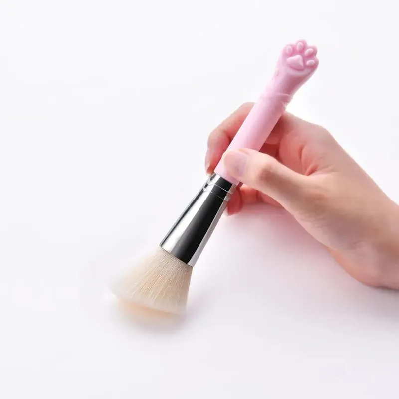 10 τμχ Σετ πινέλα μακιγιάζ Cute Cat Claw Shape Brushes Foundation Kabuki Powder Contour Eyeshadow Blush Make Up Brushes Cosmetic Tool Tool Kit — image 5