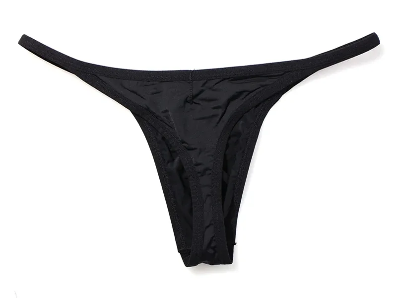 Men's Breathable Quick-Dry Fabric Thong Comfortable Briefs Low-Rise Underwear Sexy Innerwear Fashionable Brave Person — image 11