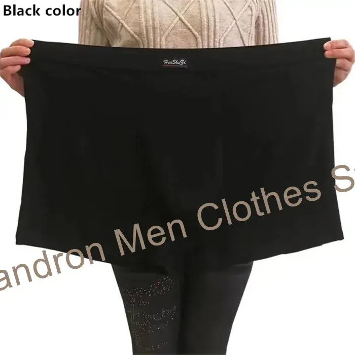Boxer doux en Fiber de bambou pour homme, sous-vêtement surdimensionné, grande taille 8XL, 7XL et 6XL, sous-vêtements respirants, culotte solide, 140KG — image 9