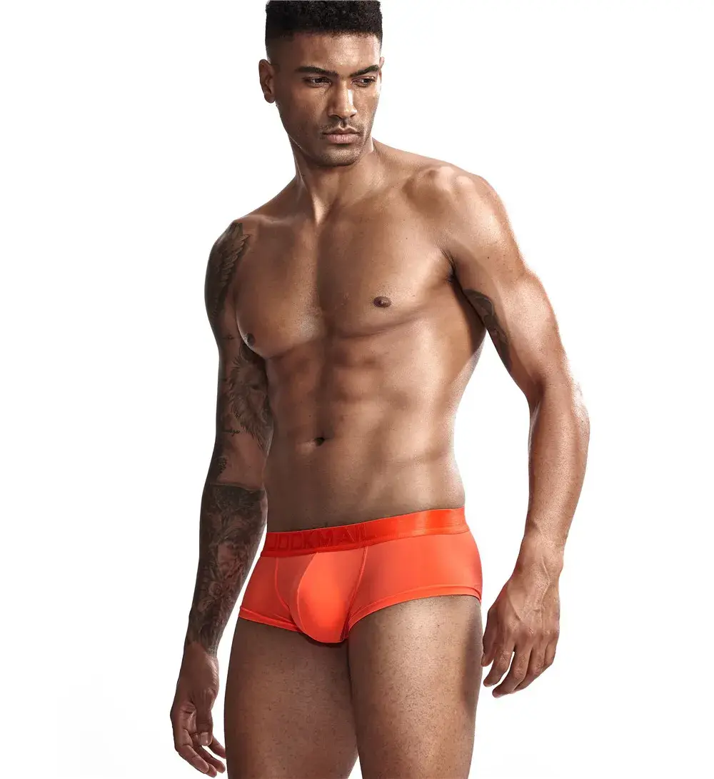 Jockmail Mens Panties Sexy Boxer Translucent Seamless Hombre Ice Silk Calcinhas New Brazilian Underwear Funny Lenceria De Hombre — image 16