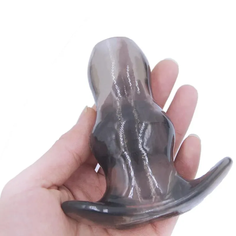Κοίλο πρωκτικό βύσμα 5 μεγεθών Μαλακό Speculum Prostate Massager Butt Plug Enema Παιχνίδια σεξουαλικής επαφής για γυναίκες άντρες Προϊόντα σεξουαλικού διαστολέα πρωκτού — image 5