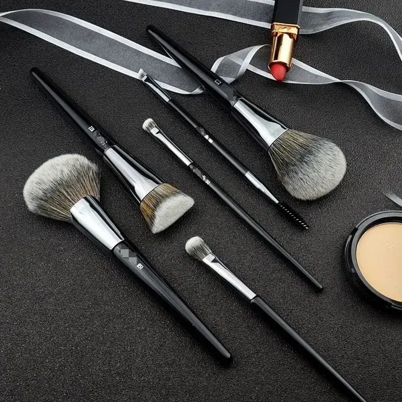 1 τεμ. Fan Powder Πινέλα Μακιγιάζ Powder Contour Make up Brush Setting Finish Bronzer Practical Beauty tools Professional Blusher — image 5
