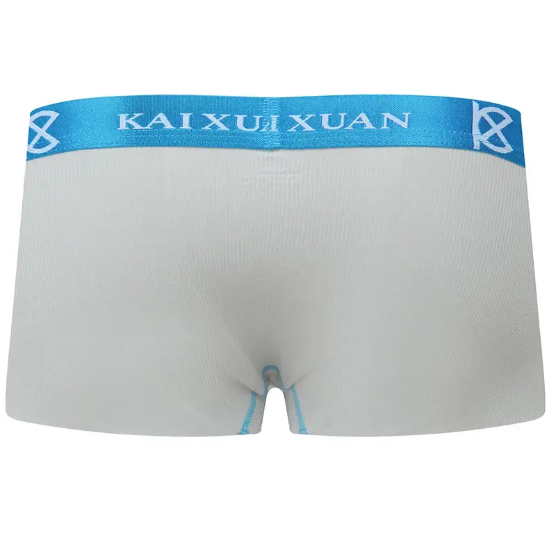 Fashion Men's Underwear Ultra-thin Breathable Boxers Shorts Low-rise Panties — image 9