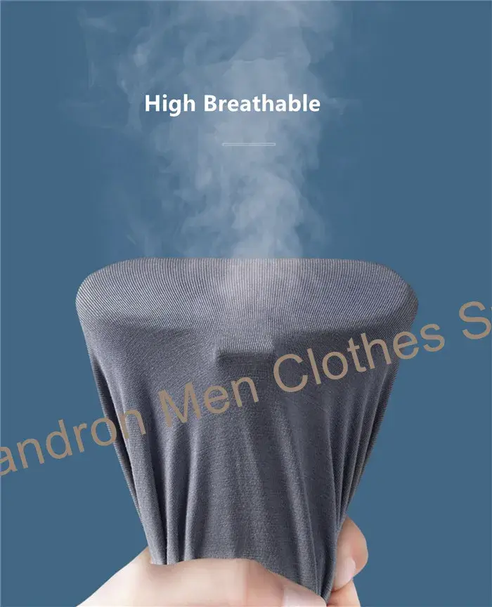 Boxer doux en Fiber de bambou pour homme, sous-vêtement surdimensionné, grande taille 8XL, 7XL et 6XL, sous-vêtements respirants, culotte solide, 140KG — image 5