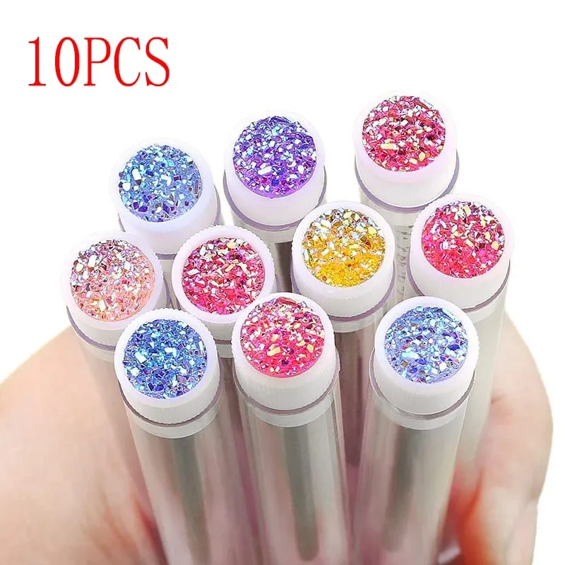 1-10 τμχ Pink Eyelashes Brushes Επαναχρησιμοποιήσιμη βούρτσα φρυδιών για βλεφαρίδες Extension Crystal Eyelash Brush Mascara Tube Make Up Hot εκπτώσεις — image 8