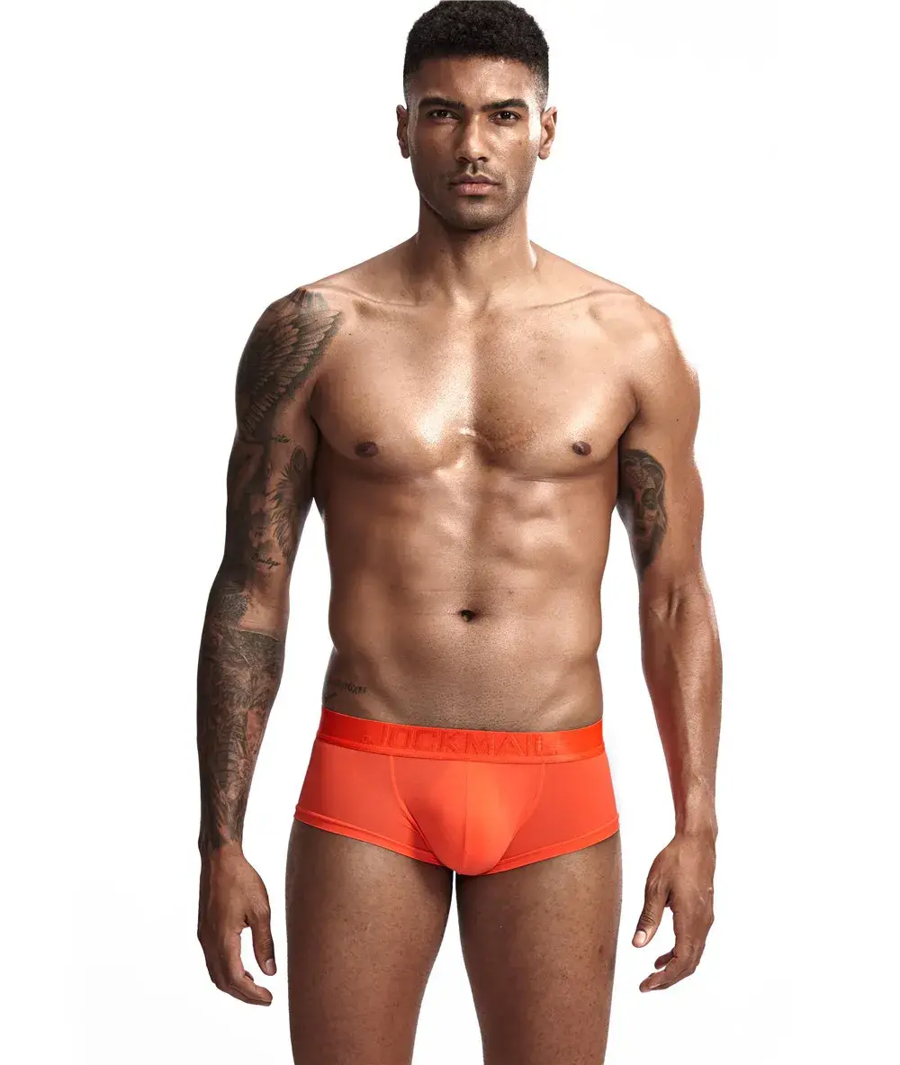 Jockmail Mens Panties Sexy Boxer Translucent Seamless Hombre Ice Silk Calcinhas New Brazilian Underwear Funny Lenceria De Hombre — image 14