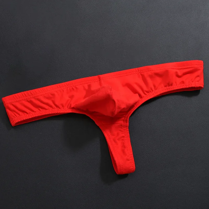 Biancheria intima da uomo sexy Intimo di cotone Mutande perizoma Intimo maschile Abbigliamento Vita bassa Stretch G-String Slip T-Back Tinta unita Traspirante — image 5