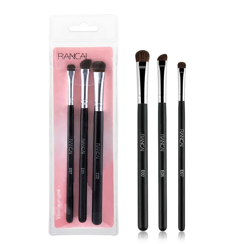 Eyeshadow Brush 3/5PCS Makeup Brushes Blending Eyebrow Brush Nature Bristles Horse Hair Eye Shadow Brush Set