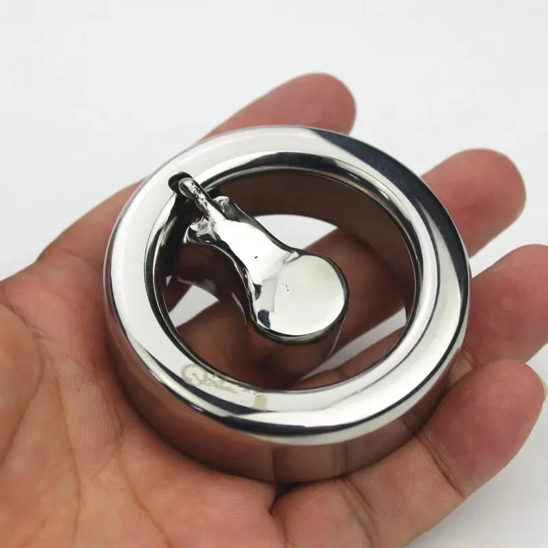 Penis Weight Scrotum Testicle Pendant Rings Stainless Steel 300-2000g Heavy Cockring Stretcher Cock Ring Sex Toys for Men BB2-98 — image 5
