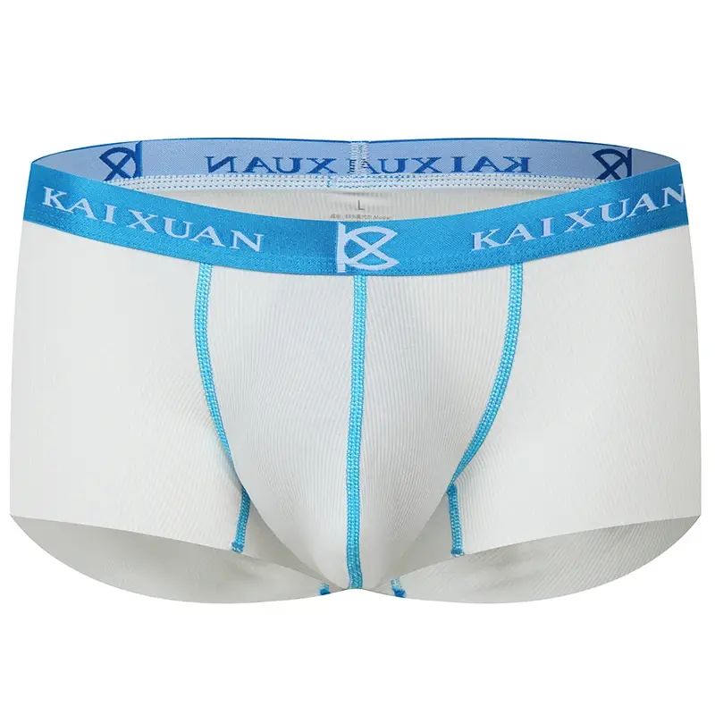 Fashion Men's Underwear Ultra-thin Breathable Boxers Shorts Low-rise Panties — image 10