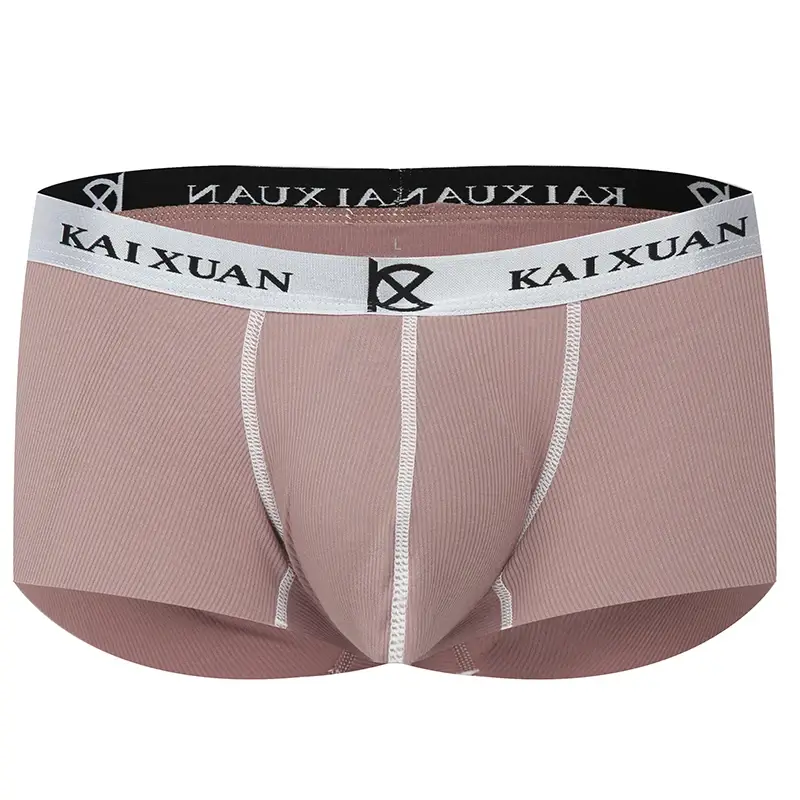 Fashion Men's Underwear Ultra-thin Breathable Boxers Shorts Low-rise Panties — image 16
