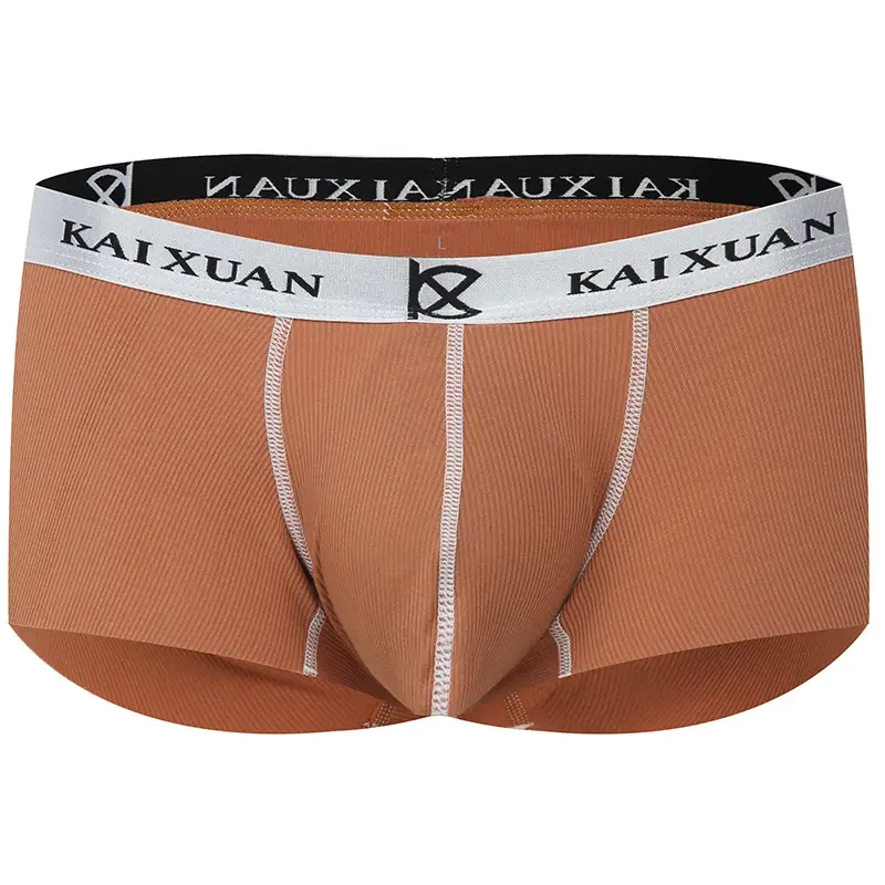 Fashion Men's Underwear Ultra-thin Breathable Boxers Shorts Low-rise Panties — image 12