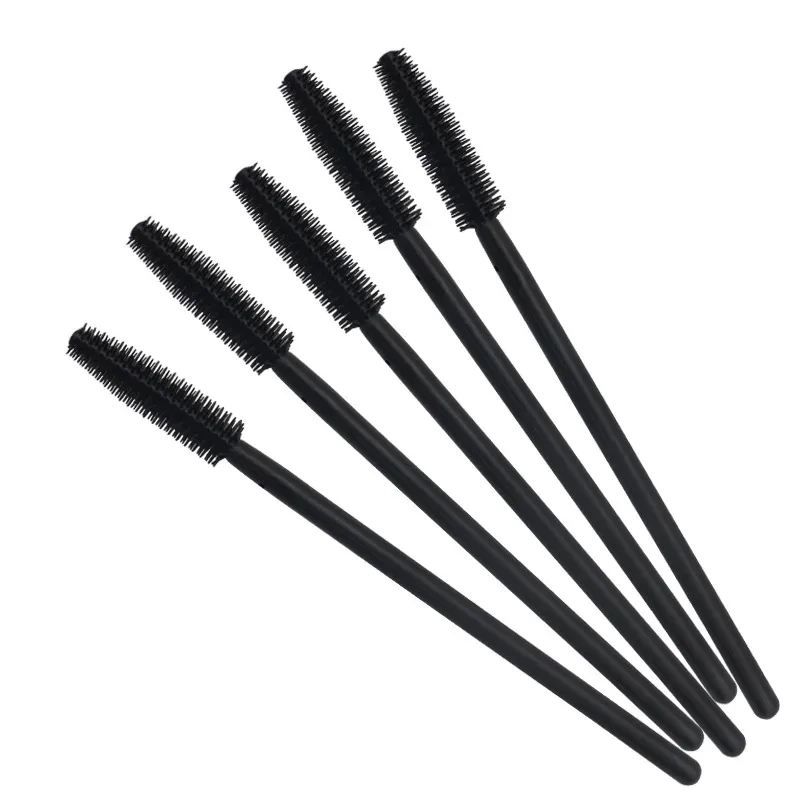 Pincéis descartáveis de silicone para cílios, 50 peças, rímel, aplicador de cílios, pincel de maquiagem, extensão de cílios, ferramentas de maquiagem, imperdível