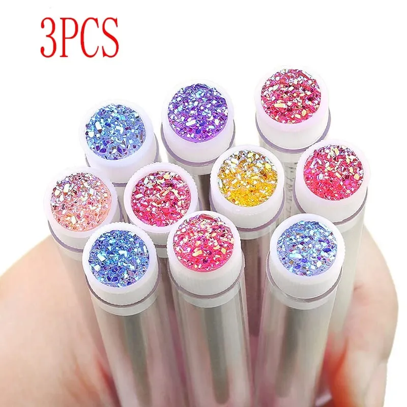 1-10 τμχ Pink Eyelashes Brushes Επαναχρησιμοποιήσιμη βούρτσα φρυδιών για βλεφαρίδες Extension Crystal Eyelash Brush Mascara Tube Make Up Hot εκπτώσεις
