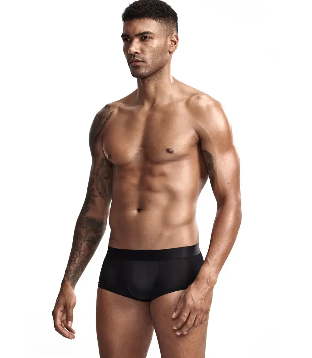 Jockmail Mens Panties Sexy Boxer Translucent Seamless Hombre Ice Silk Calcinhas New Brazilian Underwear Funny Lenceria De Hombre — image 10