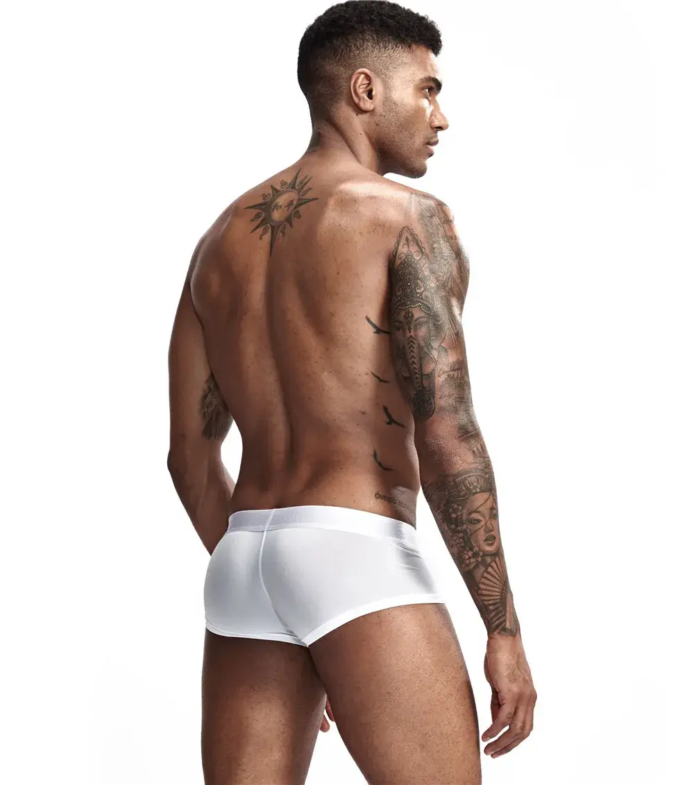 Jockmail Mens Panties Sexy Boxer Translucent Seamless Hombre Ice Silk Calcinhas New Brazilian Underwear Funny Lenceria De Hombre — image 6
