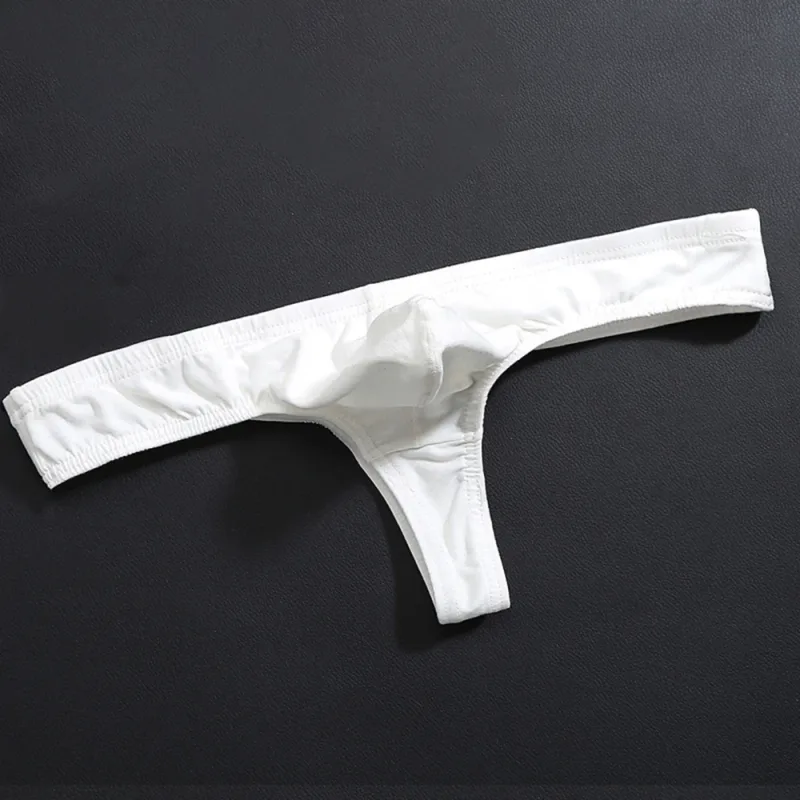 Biancheria intima da uomo sexy Intimo di cotone Mutande perizoma Intimo maschile Abbigliamento Vita bassa Stretch G-String Slip T-Back Tinta unita Traspirante — image 9