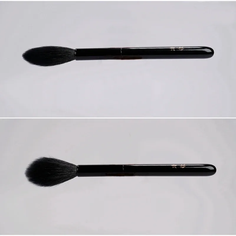 108 pincéis de maquiagem artesanais profissionais macios saikoho cabelo de cabra cerdas longas blush pincel ferramentas cosméticas pincel de maquiagem