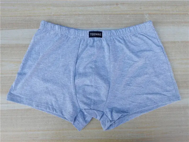 7XL 8XL 100% Cotton 4pcs/lot Big Size underpants Men Boxers plus size large size shorts breathable cotton underwear — image 7