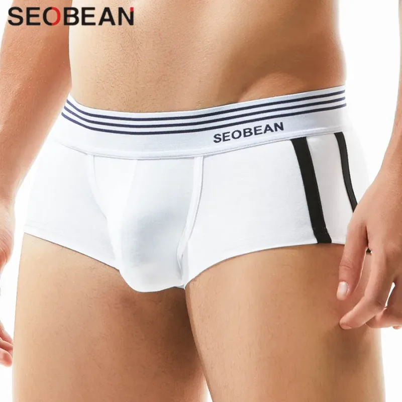 Men's Breathable Cotton Boxer Briefs U-Convex Pouch Low-Waist Comfortable Stretch Soft Underwear for Daily Casual — image 4
