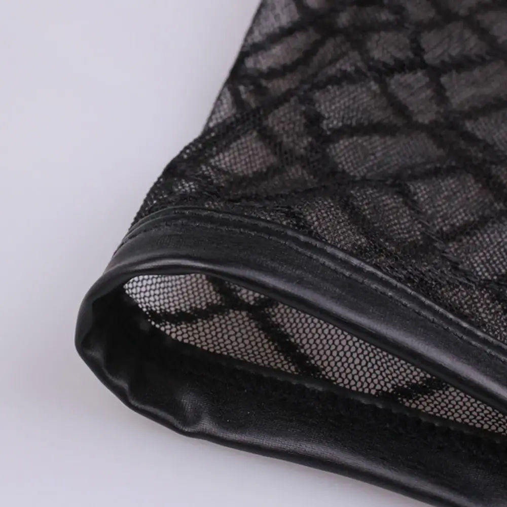 Boxer fin et respirant pour hommes, Sexy, noir, maille transparente, sous-vêtements convexes en U, Lingerie, pantalons Gay