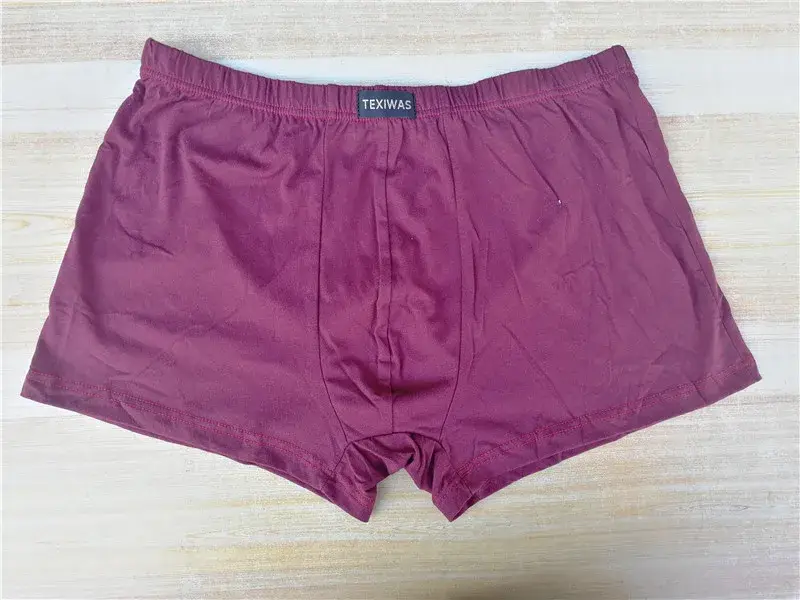 7XL 8XL 100% Cotton 4pcs/lot Big Size underpants Men Boxers plus size large size shorts breathable cotton underwear — image 3