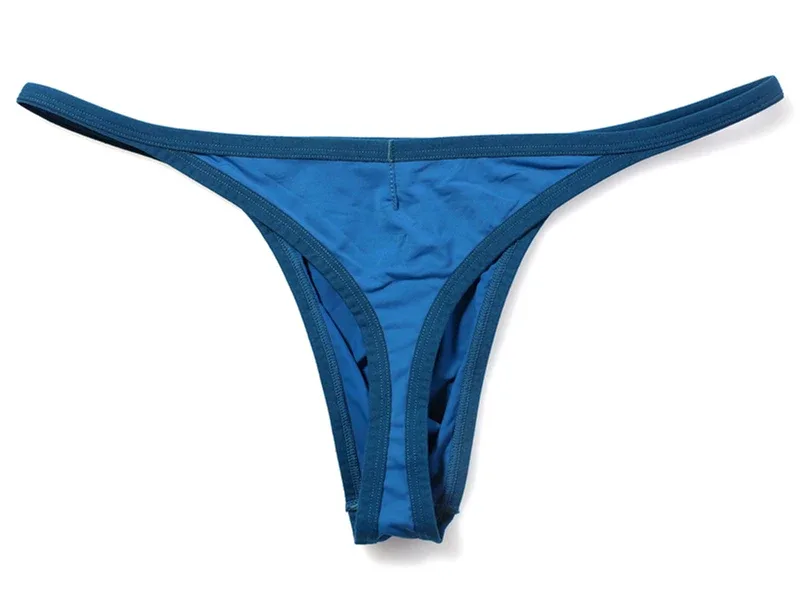 Men's Breathable Quick-Dry Fabric Thong Comfortable Briefs Low-Rise Underwear Sexy Innerwear Fashionable Brave Person — image 13