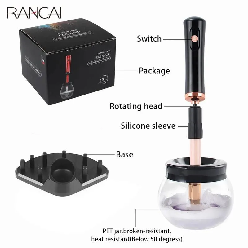 Professional Makeup Brush Cleaner Fast Washing and Drying Make up Brushes Cleaning Makeup Brush Tools and Machine — image 3