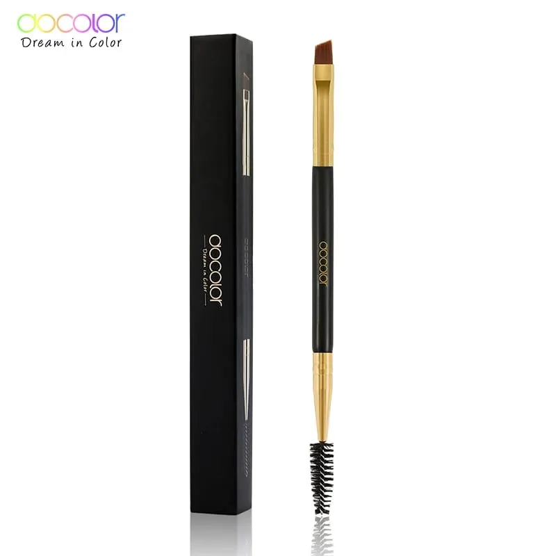 Docolor Brush+Eyebrow Comb Beauty Brush Brush Επαγγελματικά πινέλα μακιγιάζ για βούρτσα φρυδιών Eye blending brush