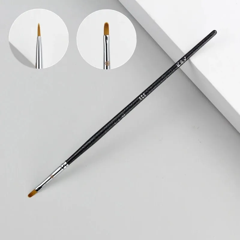 1 τμχ Precision Eyeliner Beveled Concealer Πινέλα μακιγιάζ κωνικό Πινέλο μακιγιάζ για τα βλέφαρα Flat liner υγρό φρύδι 406 712 722 — image 4