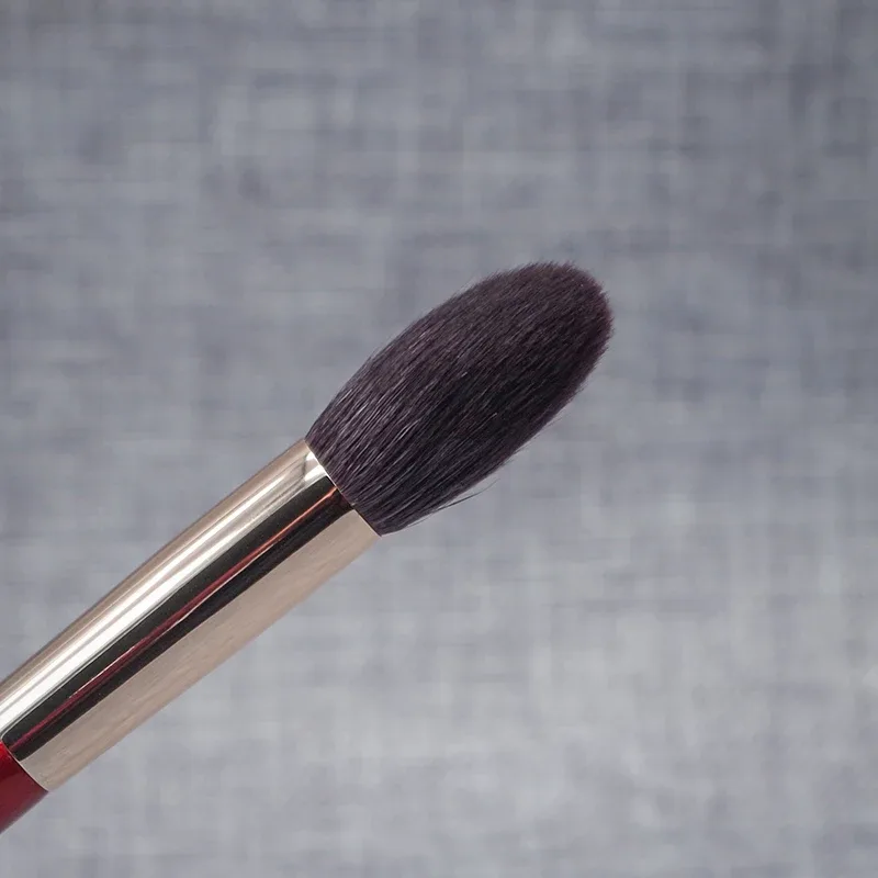 Pincel cônico artesanal para iluminador k14, pincel de maquiagem profissional, ferramentas cosméticas, macio, saikoho, cabelo de cabra, pincéis de maquiagem