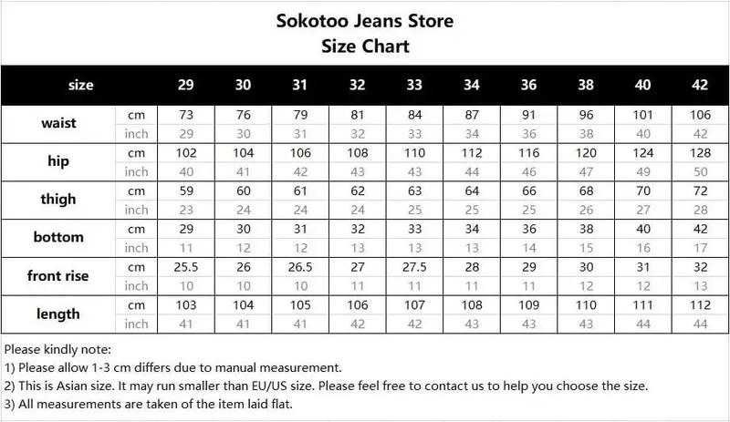 Ανδρικό Biker Jeans μαύρο λευκό πλισέ τζιν παντελόνι Plus μέγεθος Λεπτό ίσιο κλασικό παντελόνι