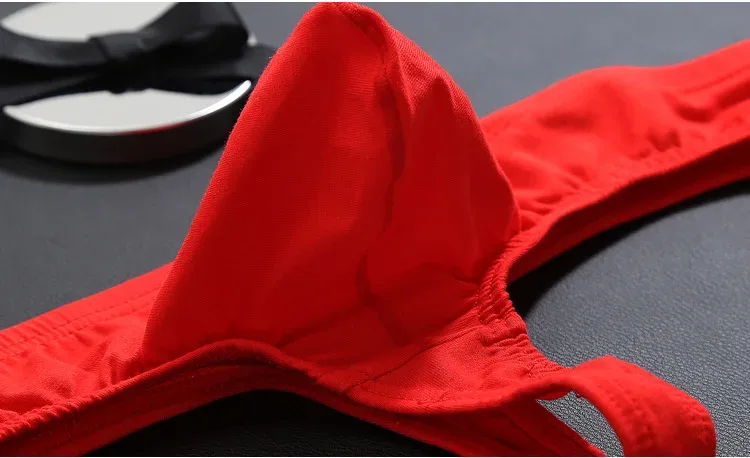 Biancheria intima da uomo sexy Intimo di cotone Mutande perizoma Intimo maschile Abbigliamento Vita bassa Stretch G-String Slip T-Back Tinta unita Traspirante — image 14