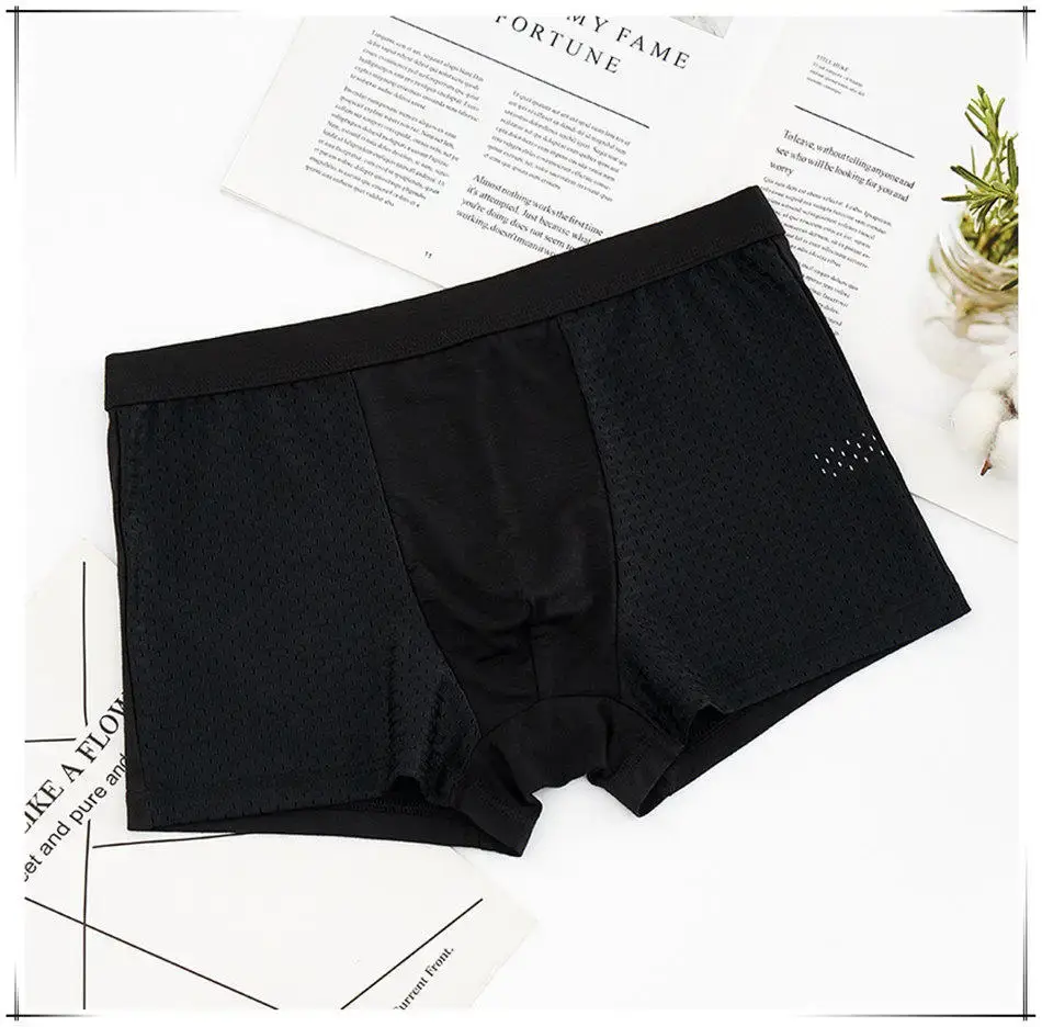 8件/套內衣短褲男士內褲男士網眼夏季男士性感火辣內褲大碼5xl 6xl 7xl 8xl行李箱 — image 11