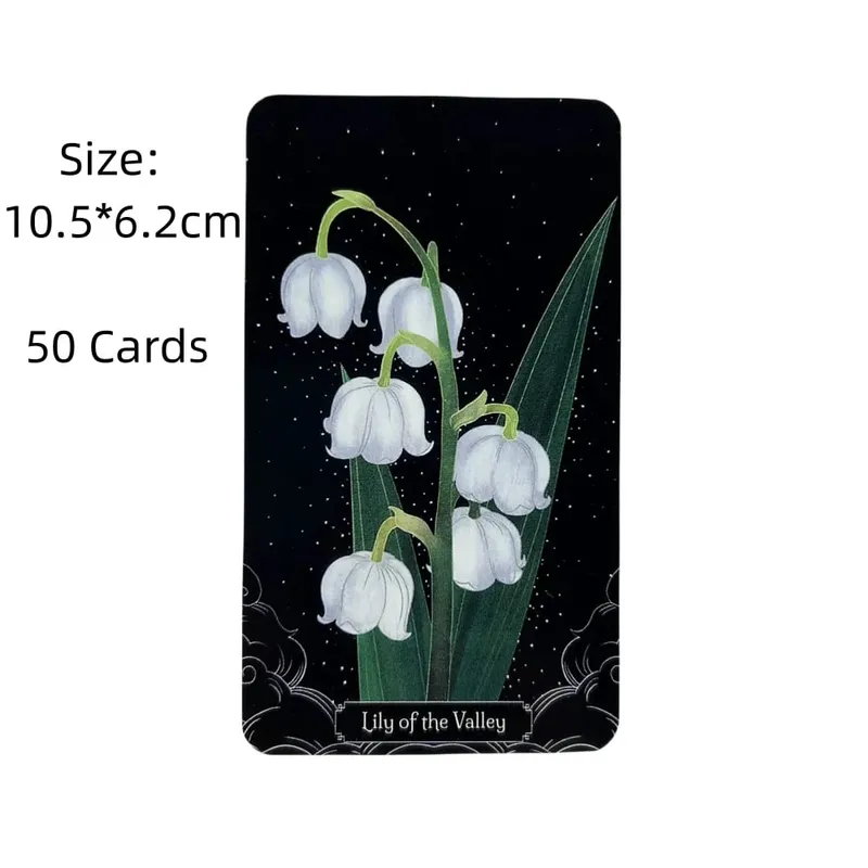 Κάρτα A Little Rain Botanical Oracle Επιτραπέζιο παιχνίδι για πάρτι ελεύθερου χρόνου Υψηλής ποιότητας Fortune-telling Prophecy Deck Tarot — image 6