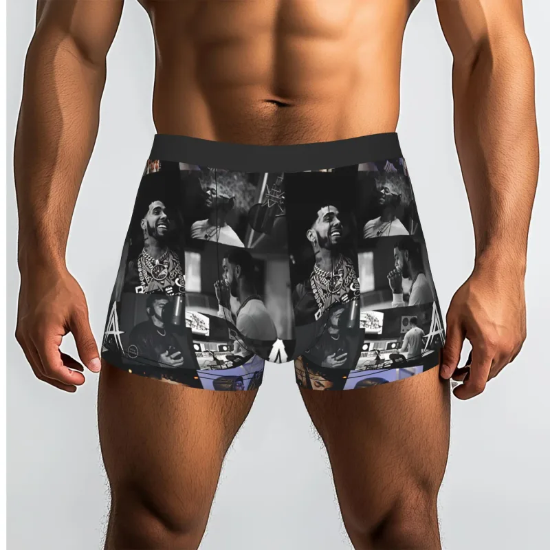 Male Funny A-Anuel AA Underwear Boxer Briefs Stretch Shorts Panties Underpants — image 29