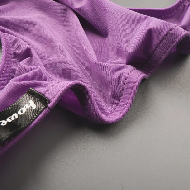 Thin Ice Silk Low Waist Men Briefs Solid Color Semi Transparent Underwear Plus Size Bulge Pouch Smooth Breathable Soft Panties — image 19