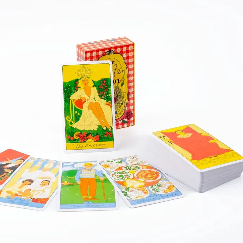 78Cards The Pasta Tarot Cards English Visions Divination Edition Deck Επιτραπέζια παιχνίδια — image 1