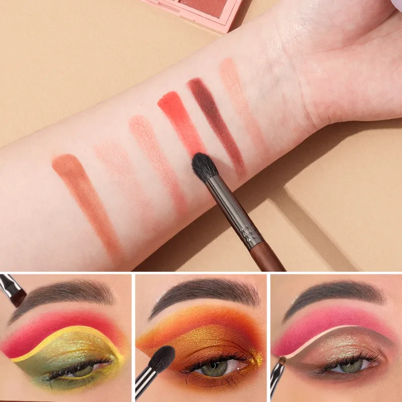 Ovw conjunto de pincéis de maquiagem beleza puff esponja ovo em pó kabuki blush corretivo sombra de olho kit de pincel de maquiagem — image 5